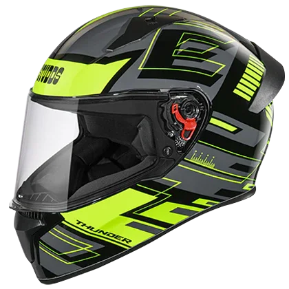 Studds Thunder D3 Decor With Spoiler Black N5 - Biker.Store - www.biker.store