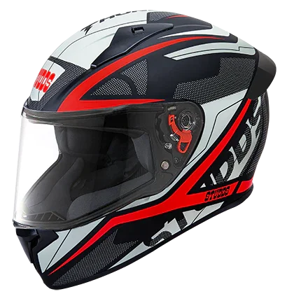Studds Thunder D4 Decor With Spoiler Matt Black N2 - Biker.Store - www.biker.store