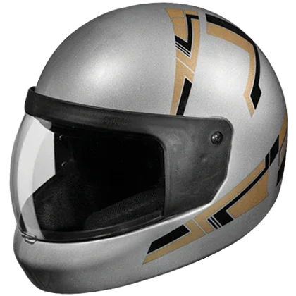 Studds Ultra Silver Grey Helmet - Biker.Store - www.biker.store
