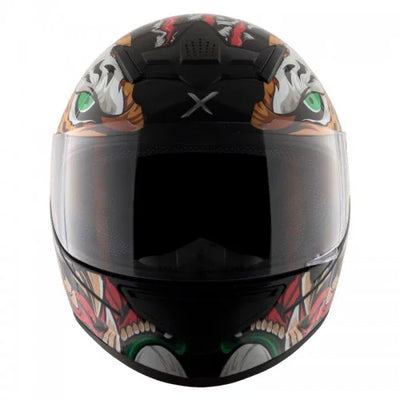 Axor RAGE TIGER BLACK RED Helmet - Biker.Store - www.biker.store