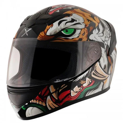 Axor RAGE TIGER BLACK RED Helmet - Biker.Store - www.biker.store