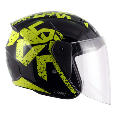Vega Lark Victor Black Neon Yellow Helmet - Biker.Store - www.biker.store