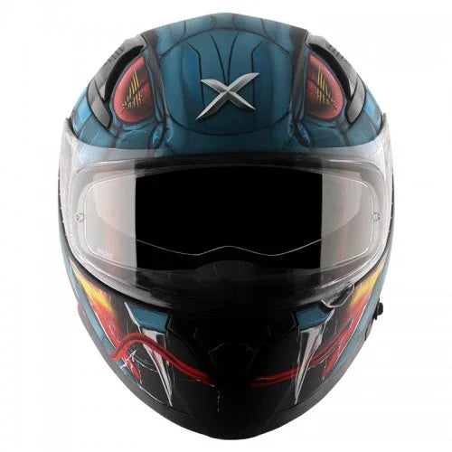 Axor APEX VENOMOUS D/V DULL BLACK M.BLUE Helmet - Biker.Store - www.biker.store