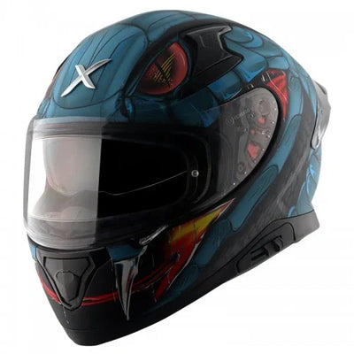 Axor APEX VENOMOUS D/V DULL BLACK M.BLUE Helmet - Biker.Store - www.biker.store