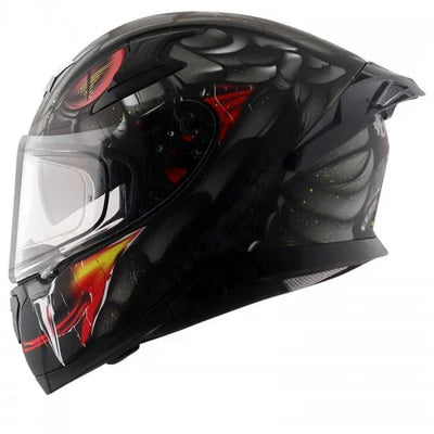 Axor APEX VENOMOUS D/V DULL BLACK GREY Helmet - Biker.Store - www.biker.store