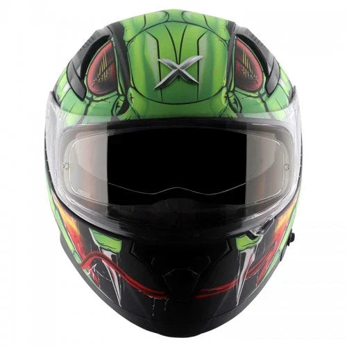 Axor APEX VENOMOUS D/V DULL BLACK NEON GREEN Helmet - Biker.Store - www.biker.store