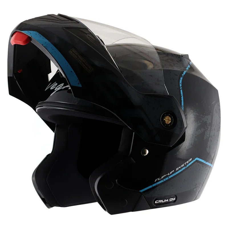 Vega Crux Dx Victor Black Grey Helmet - Biker.Store - www.biker.store