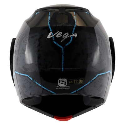 Vega Crux Dx Victor Black Grey Helmet - Biker.Store - www.biker.store