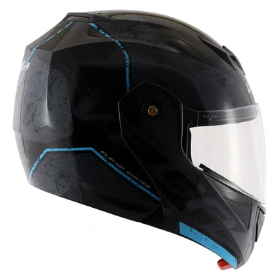 Vega Crux Dx Victor Black Grey Helmet - Biker.Store - www.biker.store