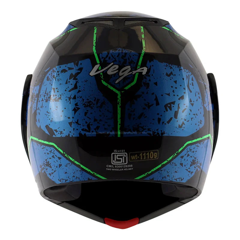 Vega Crux Dx Victor Black Blue Helmet - Biker.Store - www.biker.store
