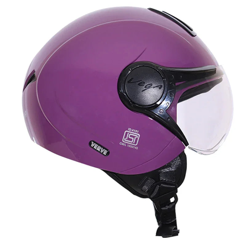 Vega Verve Purple Helmet - Biker.Store - www.biker.store