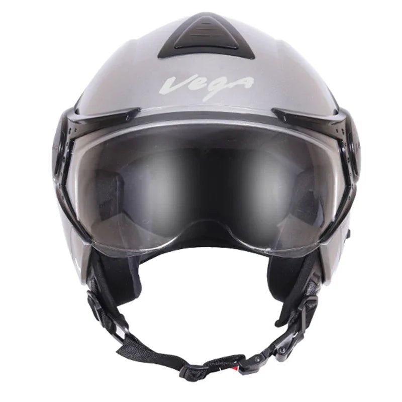 Vega Verve Silver Helmet - Biker.Store - www.biker.store