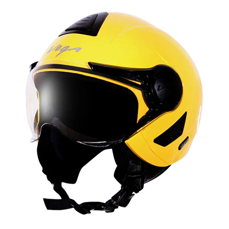 Vega Verve Yellow Helmet - Biker.Store - www.biker.store