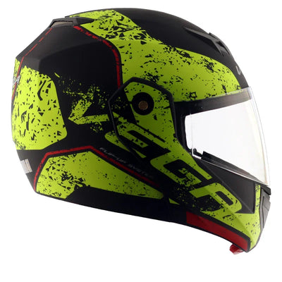 Vega Crux Dx Victor Dull Black Neon Yellow Helmet - Biker.Store - www.biker.store
