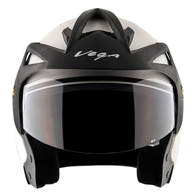 Vega Crux Open Face White Helmet - Biker.Store - www.biker.store