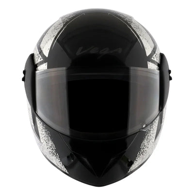 Vega Cliff Adventure Black Silver Helmet - Biker.Store - www.biker.store