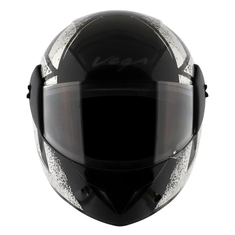 Vega Cliff Adventure Black Silver Helmet - Biker.Store - www.biker.store