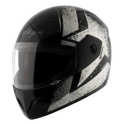 Vega Cliff Adventure Black Silver Helmet - Biker.Store - www.biker.store