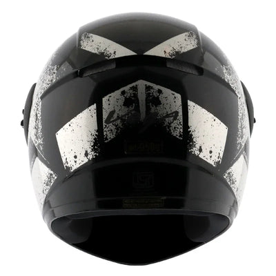 Vega Cliff Adventure Black Silver Helmet - Biker.Store - www.biker.store