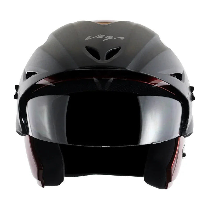 Vega Cruiser W/P Burgundy Helmet - Biker.Store - www.biker.store