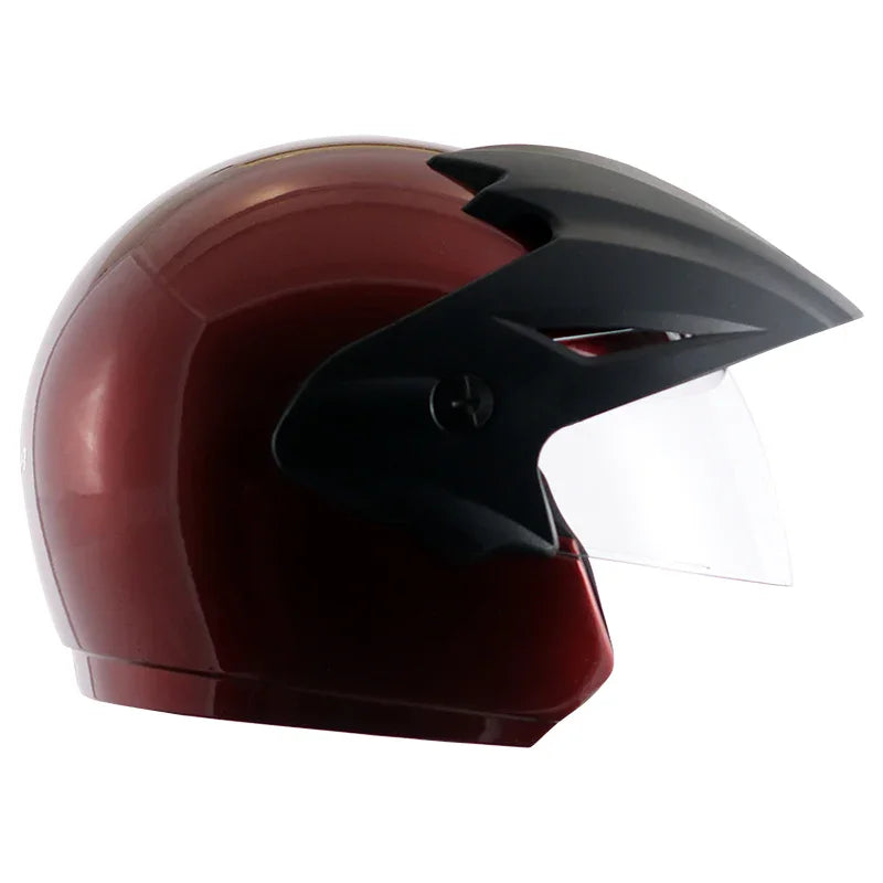 Vega Cruiser W/P Burgundy Helmet - Biker.Store - www.biker.store