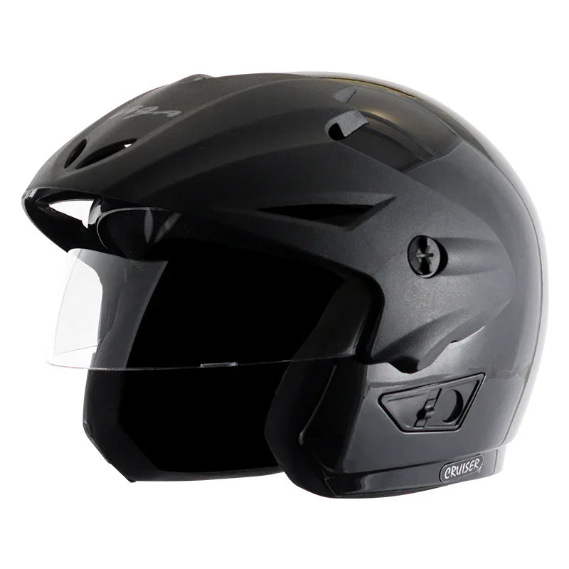 Vega Cruiser W/P Black Helmet - Biker.Store - www.biker.store