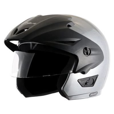 Vega Cruiser W/P Silver Helmet - Biker.Store - www.biker.store