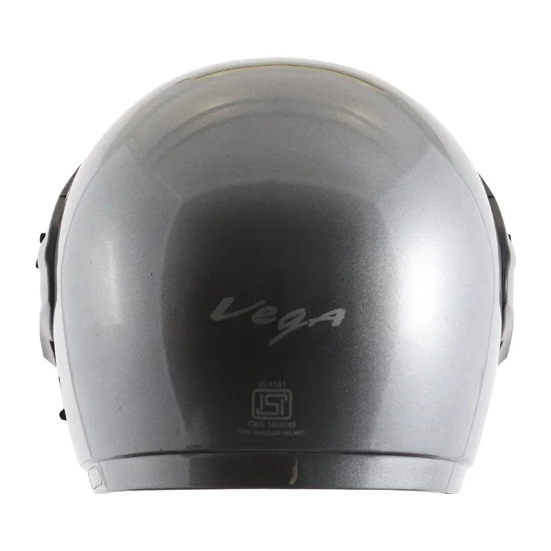 Vega Cruiser W/P Silver Helmet - Biker.Store - www.biker.store