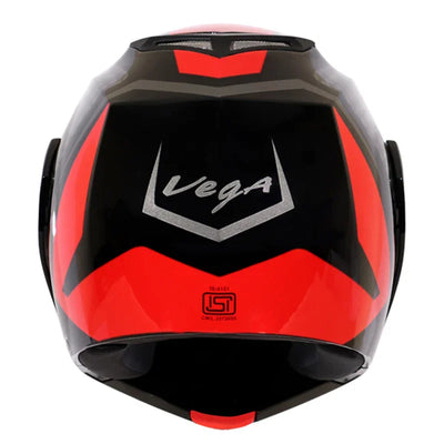 Vega Crux Dx Checks Black Red Helmet - Biker.Store - www.biker.store