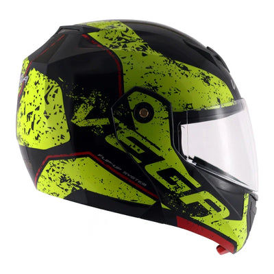 Vega Crux Dx Victor Black Neon Yellow Helmet - Biker.Store - www.biker.store