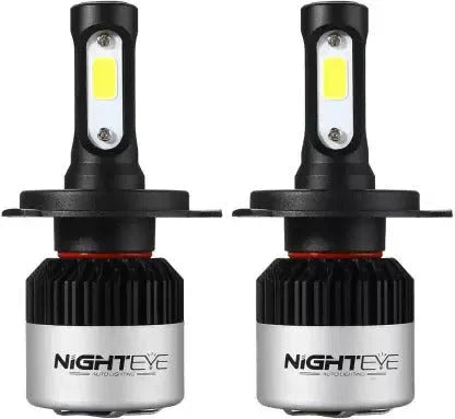 NIGHTEYE H4 LED Headlight Bulb for Car and Bike White, 72W, 2 Bulbs - Type H4 - Biker.Store - www.biker.store
