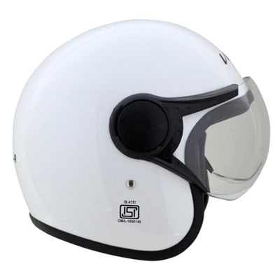 Vega JET W/Visor White Helmet - Biker.Store - www.biker.store
