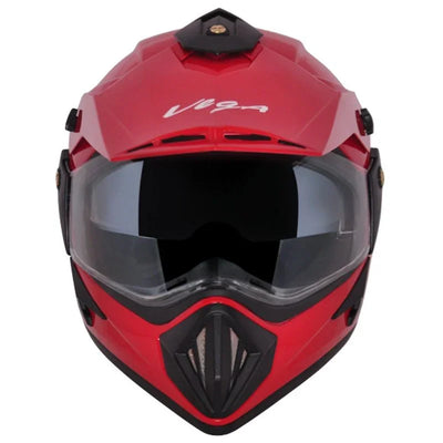Vega Off Road D/V Red Helmet - Biker.Store - www.biker.store
