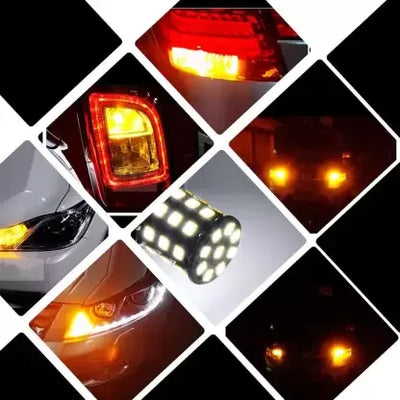 Moxi 16 Patterns Hazard Flasher/Blinker with 360° LED bulb Module for Bike Indicators Indicator Light Motorbike LED (12 V, 12 W) (Universal For Bike, Pack of 5) - Biker.Store - www.biker.store