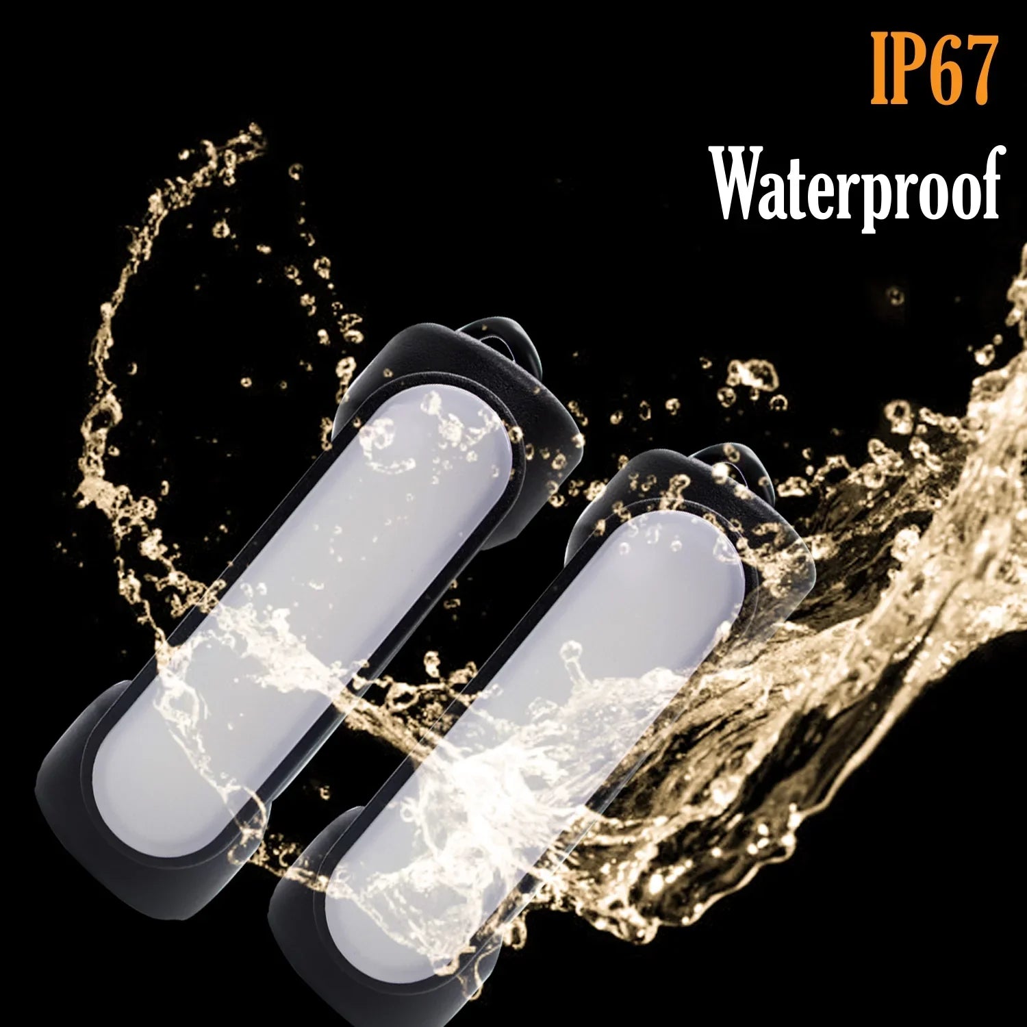 HJG Leg Guard LED DRL Turn Signal Indicator Hazard Lights Crash Bar for Motorcycles (Yellow & Blue) - Biker.Store - www.biker.store