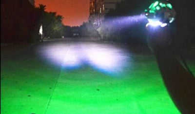 HJG Projector Angel Eyes LED Fog Light For Bike Universal For All Bike (Blue Angel Eyes, 1pc) - Biker.Store - www.biker.store