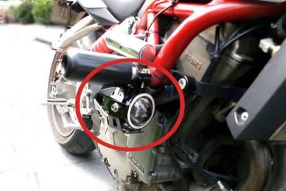 HJG Projector Angel Eyes LED Fog Light For Bike Universal For All Bike (Blue Angel Eyes, 1pc) - Biker.Store - www.biker.store