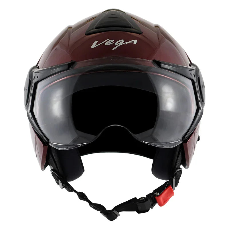 Vega Verve Burgundy Helmet - Biker.Store - www.biker.store