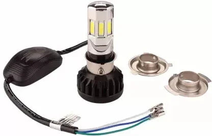 RTD ORIGINAL LED H4 DC Power Headlight Bulb Headlight for Bikes, White LED Headlight with Cooling Fan Head lamp Conversion Kit | Type H4 - Biker.Store - www.biker.store