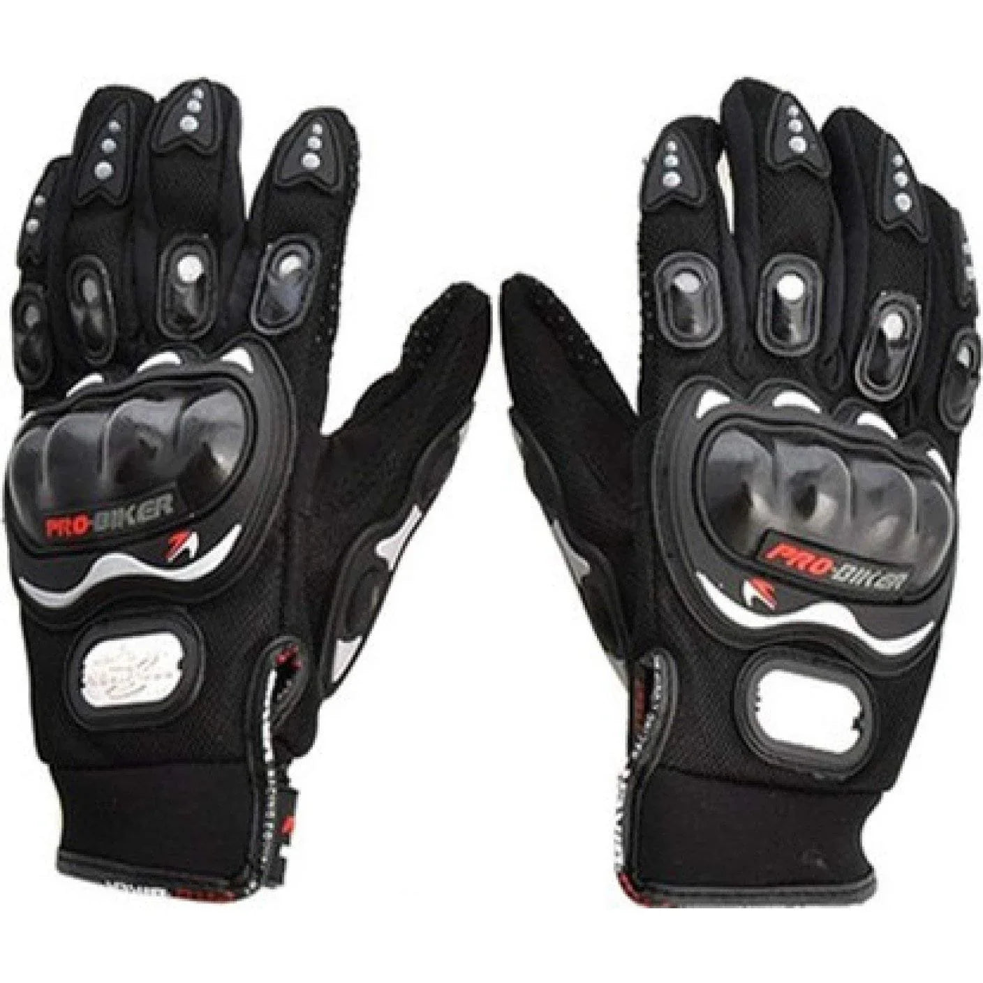 Probiker Synthetic Leather Motorcycle Gloves (Black, Free Size) - Biker.Store - www.biker.store
